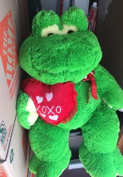 Large Plush Frog