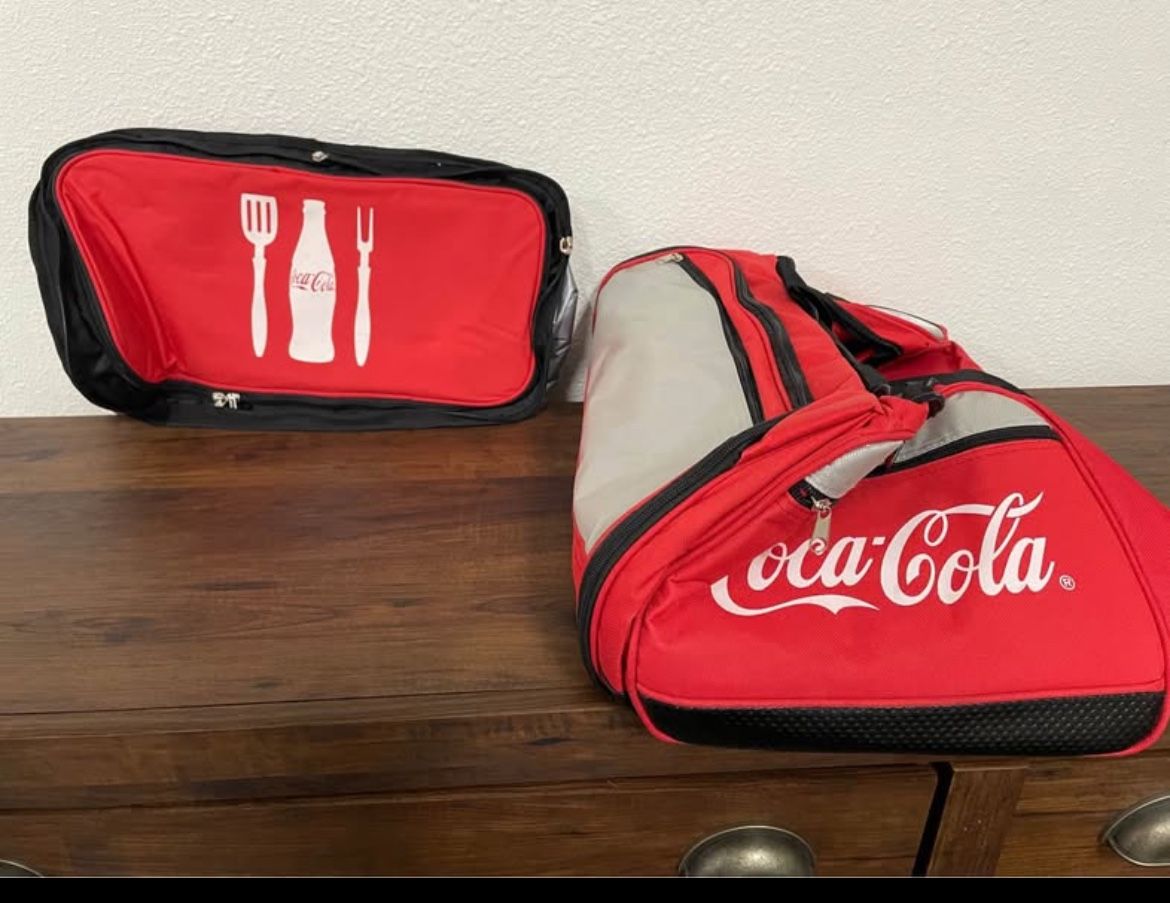 New Coca Cola DUFFLE BAG with lunch Tote