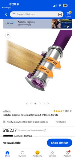 InStyler Original Rotating Hot Iron with brush