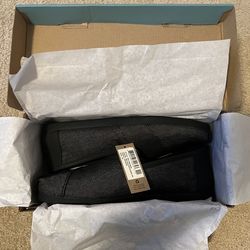 TOMS Alpargata Black Heavy Denim