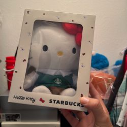 Hello Kitty Starbucks Plushie