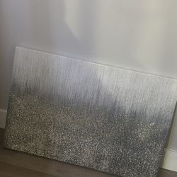 Silver/White Wall Art 