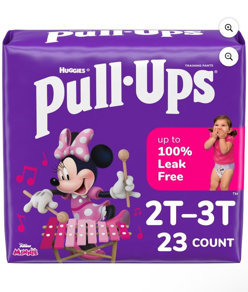Pull-Ups Girls' Potty Training Pants, 2T-3T (16-34 lbs), 23 Count $7
