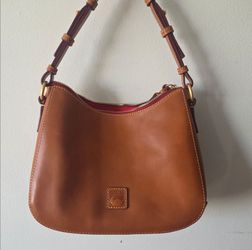 Dooney & Bourke Tan Leather Shoulder Bag