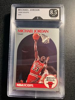 Michael Jordan 1990 Hoops-Graded 8.5