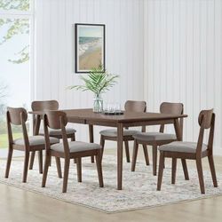 7-piece dining set，$450