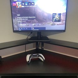 gaming table and 24' 120Hz gaming Tv 