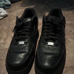 Nike Air Force 1 Low Supreme No Box Logo Black Need Gone/Asap  