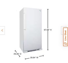 Danby Designer 29.94 in. 17.0 cu. ft. Freezerless Refrigerator in White