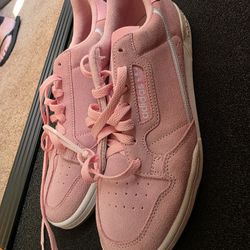 Pink Suede Adidas Sneakers - Never Worn