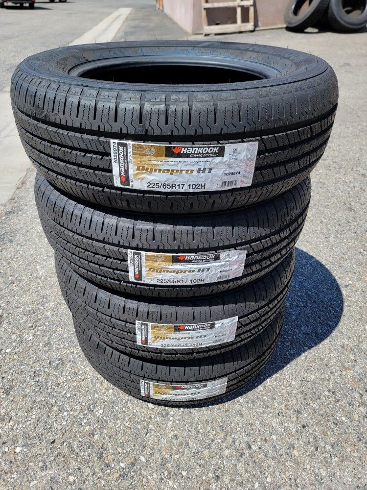 225 65 17 NEW TIRES RAV4 CRV HIGHLANDER CARAVAN JOURNEY ROUGE EQUINOX