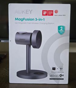 **New** Aukey Magfusion 3 in 1  Wireless Charger