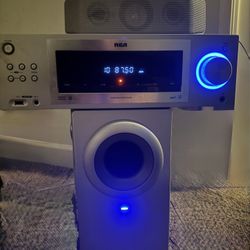 RECEVER & 2 Speakers All  RCA