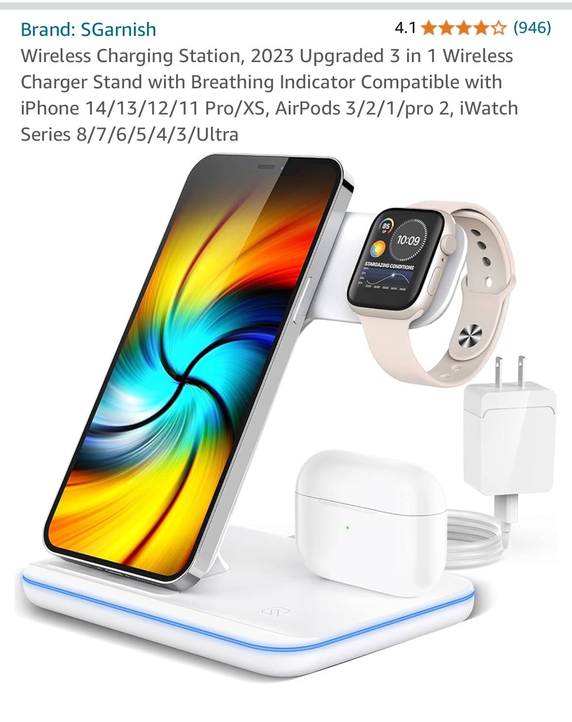 3 In 1 Wireless Charger Stand