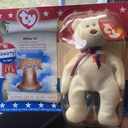  TY Liberty the Bear rare mcdonald’s collectable 