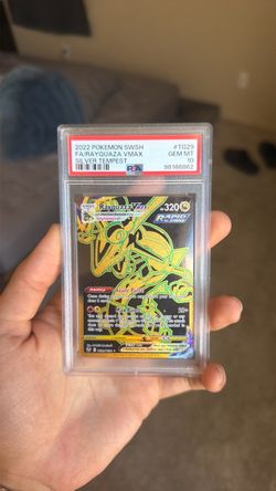 PSA 10 Rayquaza VMAX Full Art TG29 Silver Tempest