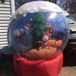 Large Blowup Snow Globe Carousel Only $50 Firm
