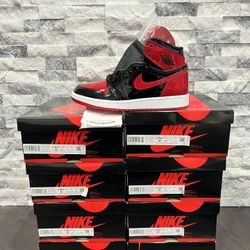 Air Jordan 1 Retro High OG ‘Patent Bred’ Size 4-7Y