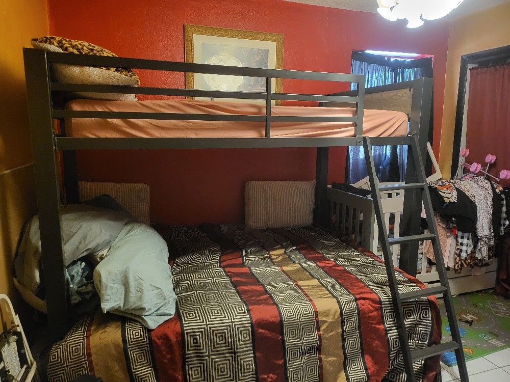 Futon Bunk Bed With Mattresses