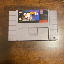 Hockey 95 SNES Game 