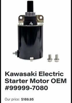 Kawasaki Electric Starter Motor OEM