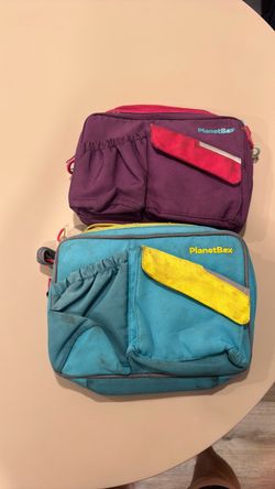 Two planet box insulated lunch boxes