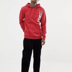 Men's Vans Pullover Red Hoodie