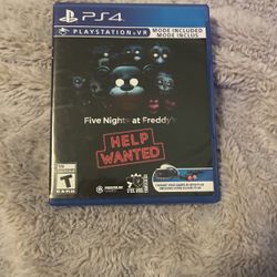 PS4 Fnaf Help Wanted