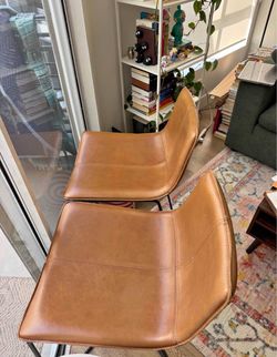 Two West Elm Bar Stools— Sell 5PM