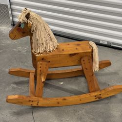Wooden Rocking Horse