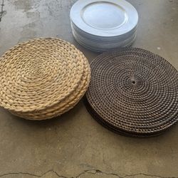 Plate Chargers And Place Mats 