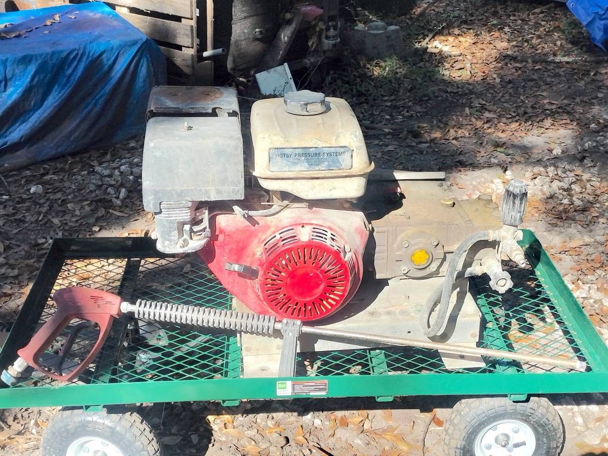Hotsy Honda General Pump Pressure Washer Skid 3,500 PSI