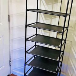 10 Tier Shoes Rack Shelves Closet Organizer Lightweight Size Length 18", Width 13", Height 72" New condition Assembled