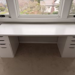 IKEA - Desk with drawes and file cabinet (2)