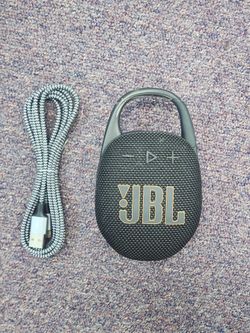 JBL CLIP 5 Portable Bluetooth Speaker with Charging Cable