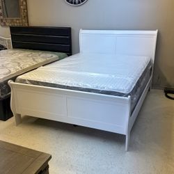 Queen Bed And Mattress 