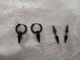 Black Earrings  - Costume Jewelry