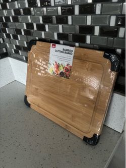 New bamboo cutting board