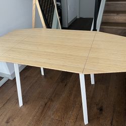 IKEA Bamboo Drop Leaf Table 