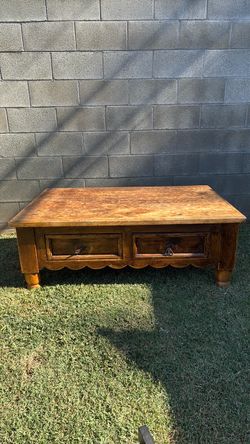 Rustic Wood Coffee Table