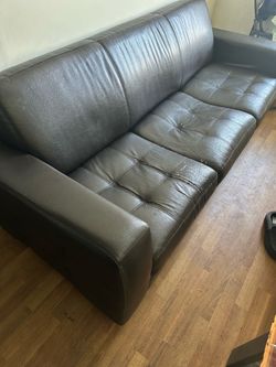 Leather couch