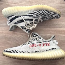 Used Adidas Yeezy Boost 350 V2 Zebra Size 7.5 Men