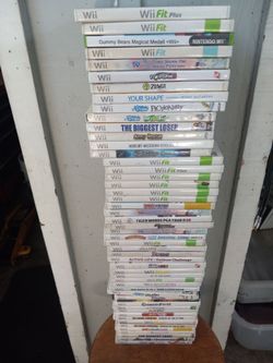 Nintendo Wii Games Lot – 50+ Titles