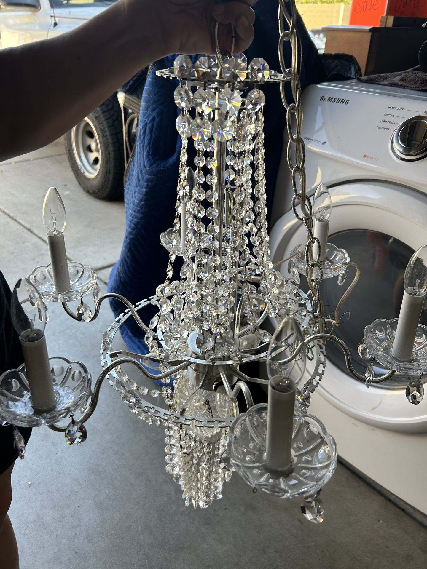 CHANDELIER!!! CRYSTAL!!!