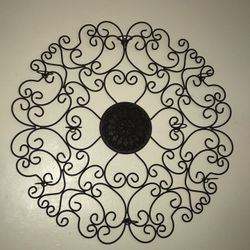 Adorno de pared para velas mide 34 de diámetro