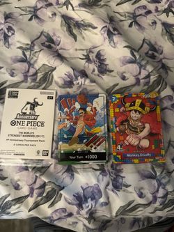 *SEALED* OP-17 4th Anniversary One Piece TCG Pre-Release Promos (LEGO Luffy, Rainbow Luffy, Luffy/Zoro Connecting Dons)