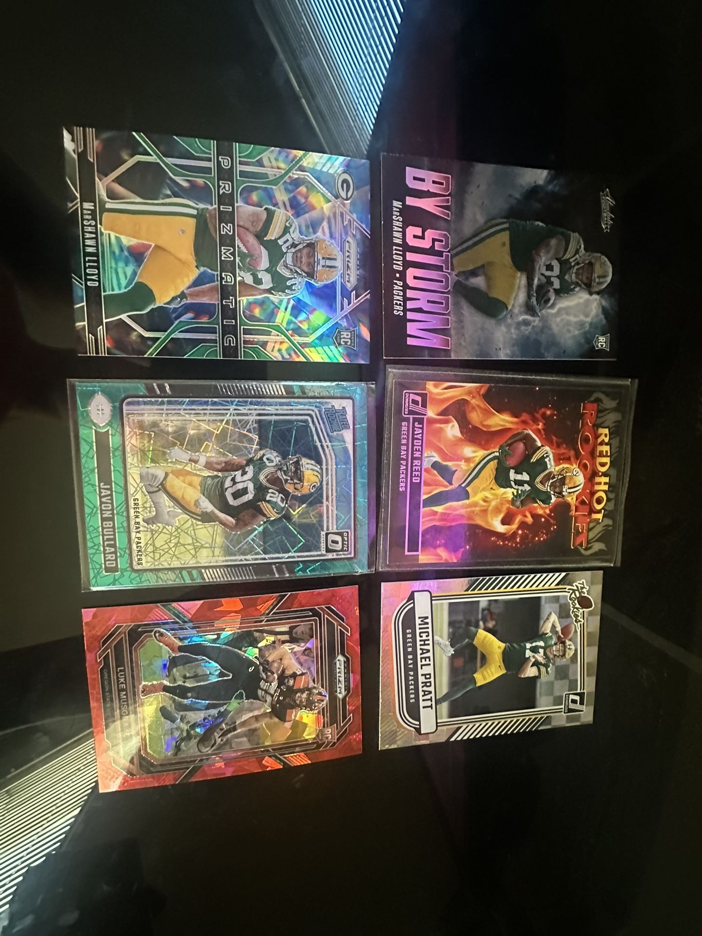 Green Bay Packers Football Card Lot
