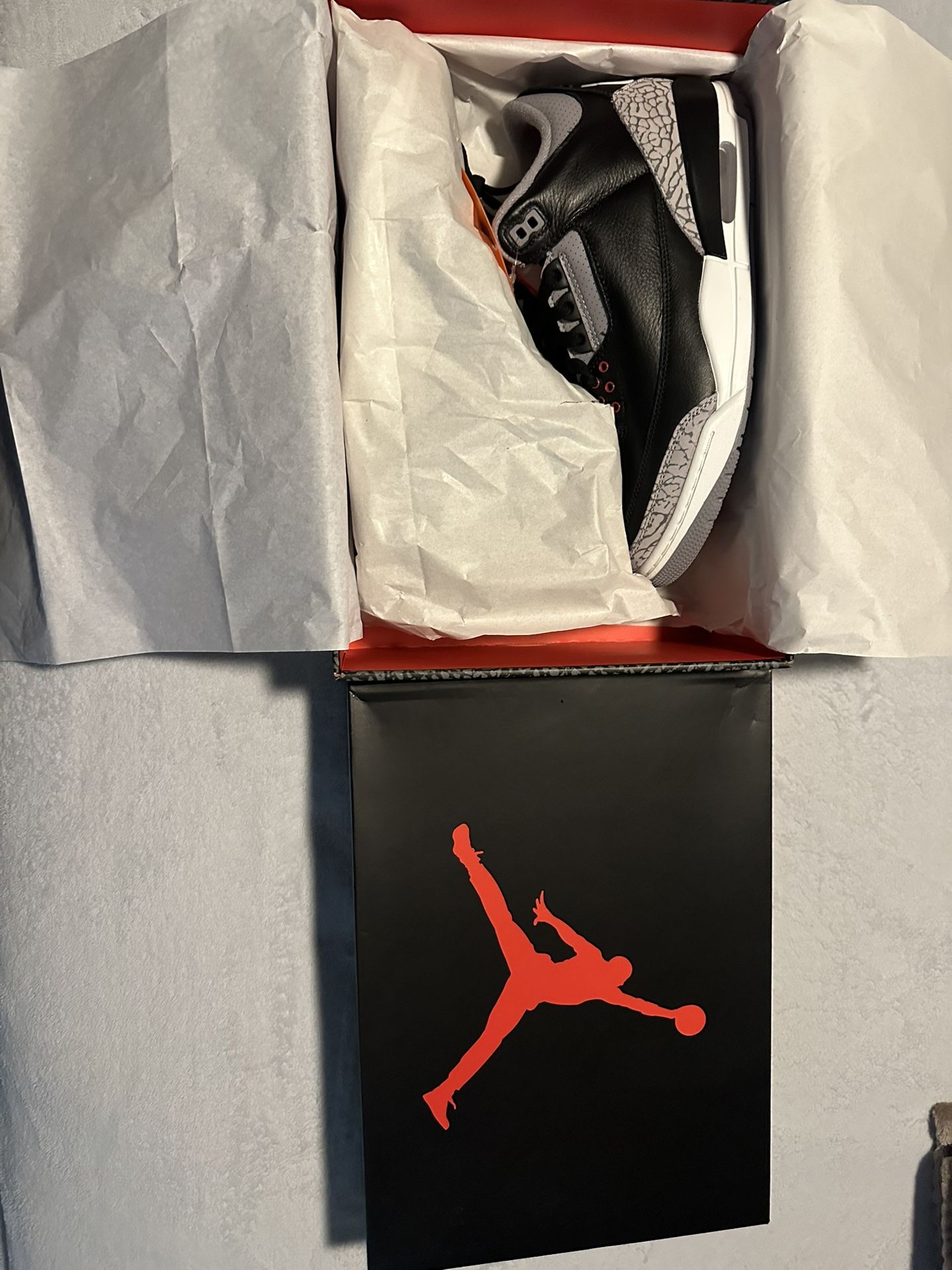 Air Jordan 3 Black Cement Sz 9 $240
