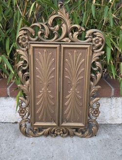 Vtg. Sarah Coventry Hanging Jewelry Cabinet & Mirror