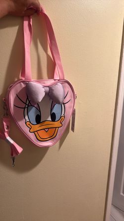 Disney Daisy Duck Heart-Shaped Tote Bag mini size